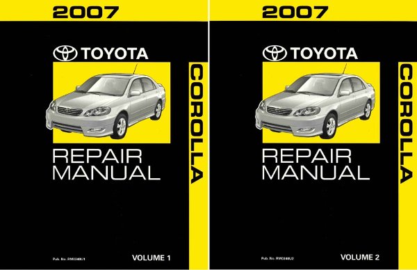2007 Toyota Corolla Factory Shop Service Manual
