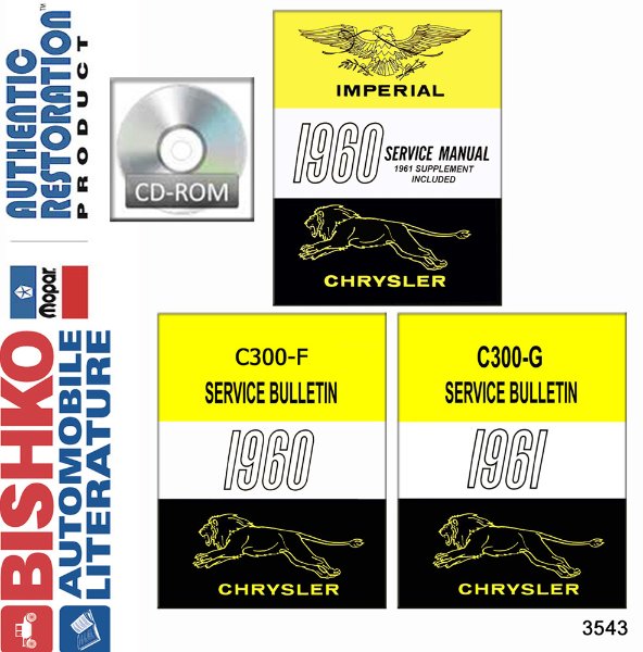 1960–1961 Chrysler IMPERIAL - ALL MODELS Factory Shop Service Manual