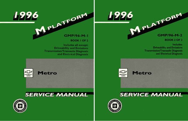 1996 Chevrolet Metro Factory Shop Service Manual