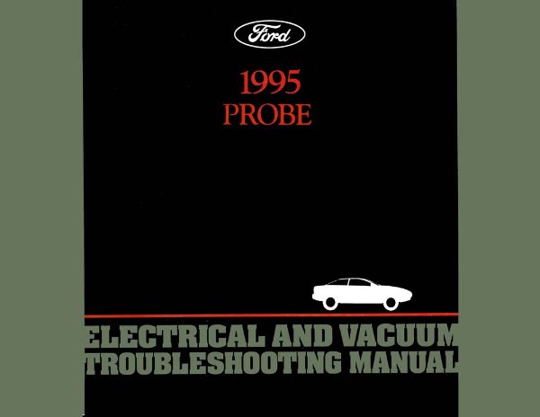 1995 Ford Probe Wiring Diagrams Manual