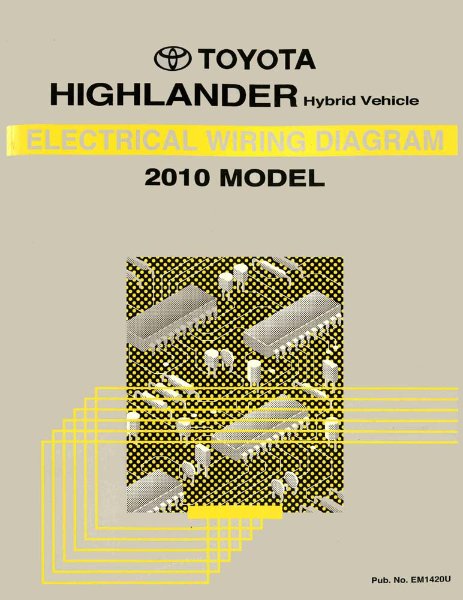2010 Toyota Highlander Hybrid Wiring Diagrams Manual