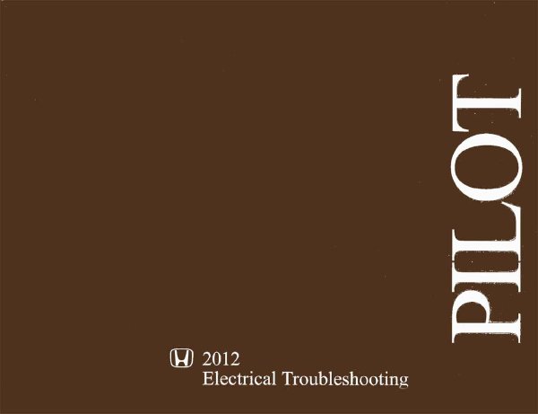 2012 Honda Pilot Factory Shop Service Manual