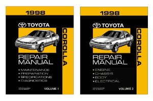 1998 Toyota Corolla Factory Shop Service Manual