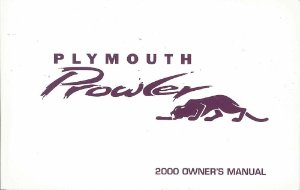 2000 Plymouth Prowler Owner's Manual