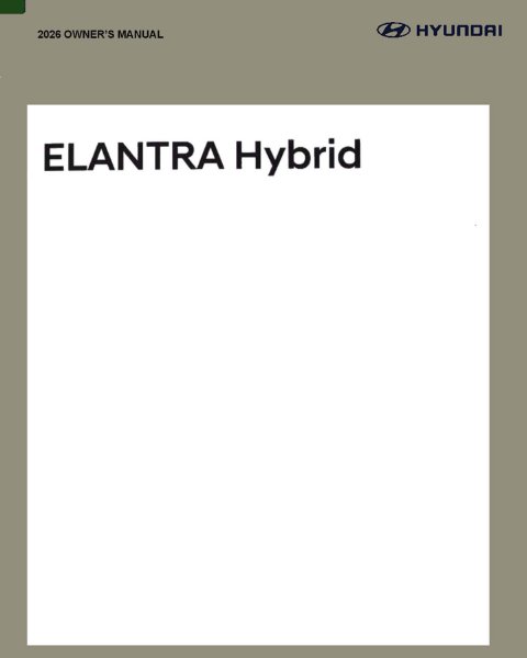 2026 Hyundai Elantra Hybrid Owner's Manual