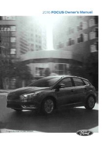 2016 Ford Focus Owner's Manual