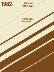 1982 Dodge Challenger, Sapporo Factory Shop Service Manual