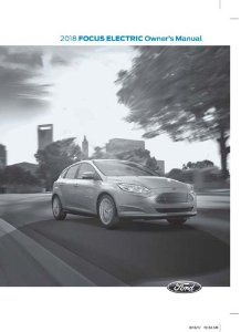 2018 Ford Focus Electric Owner's Manual