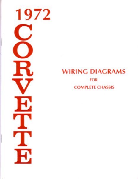 1972 Chevrolet Corvette Wiring Diagrams Manual