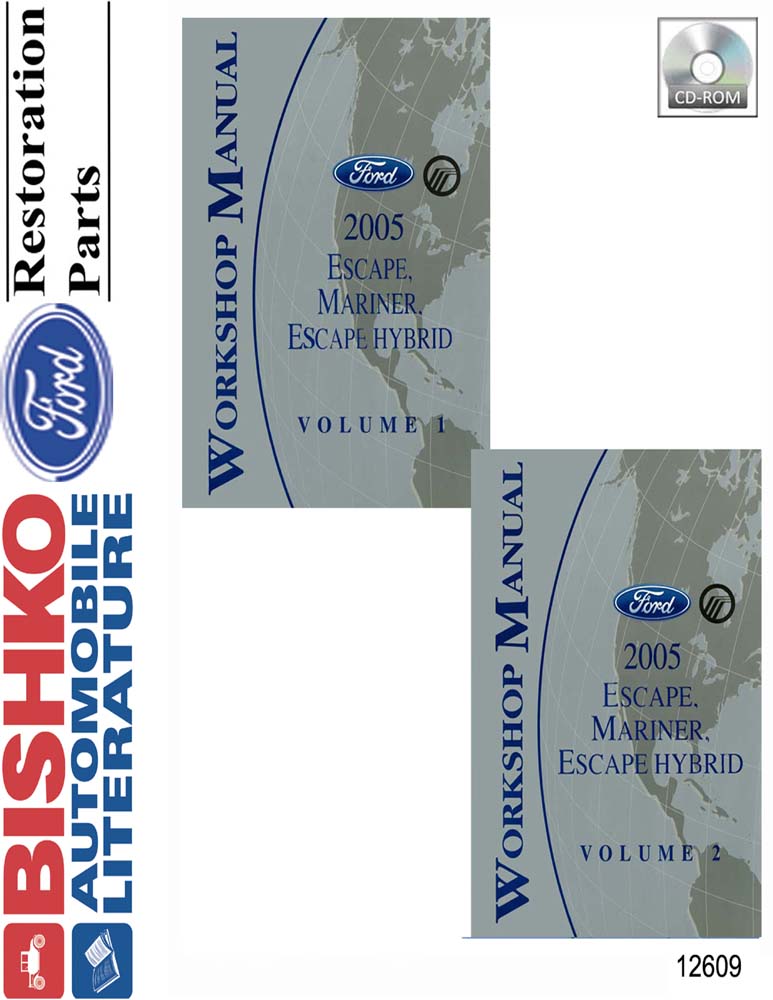 2005 Ford Truck Escape, Mariner, Hybrid Factory Shop Service Manual