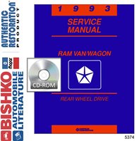 1993 DODGE RWD VAN & WAGON Body, Chassis & Electrical Service Manual sample image