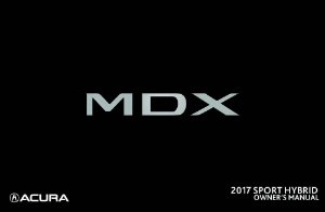 2017 Acura MDX SPORT HYBRID Owner's Manual