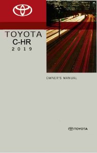2019 Toyota C-HR Owner's Manual