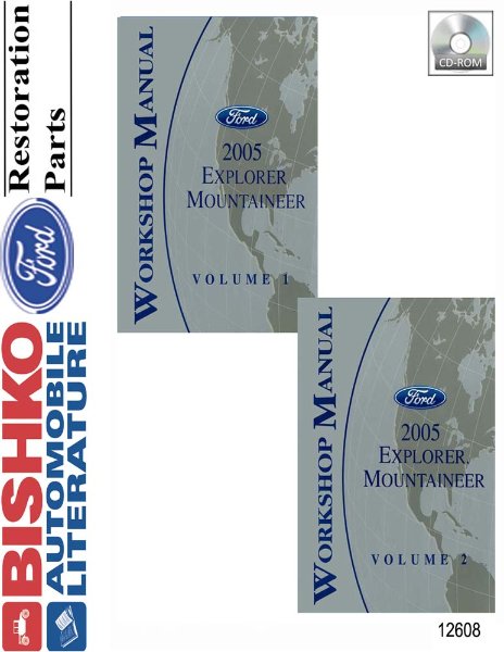 2005 Ford Truck Explorer, Mountaineer Factory Shop Service Manual