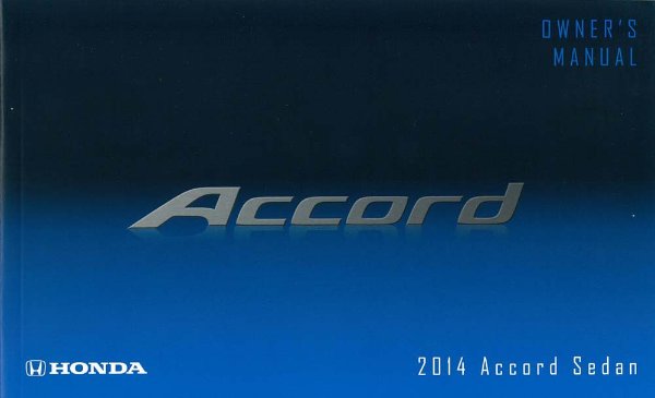 2014 Honda Accord Sedan Owner's Manual