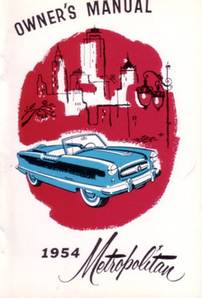 1954 AMC Metropolitan Owner's Manual