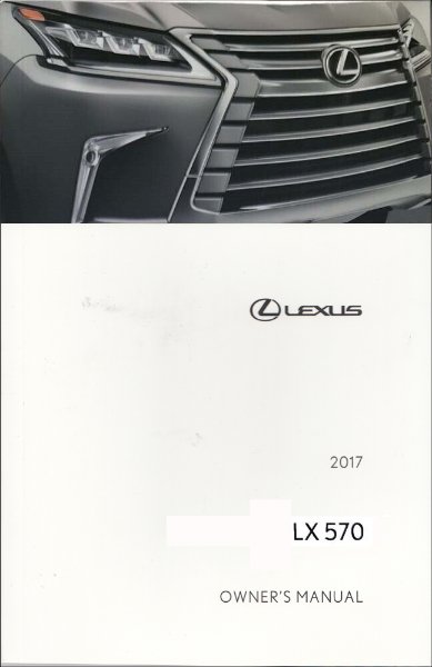 2017 Lexus LX 570 Owner's Manual