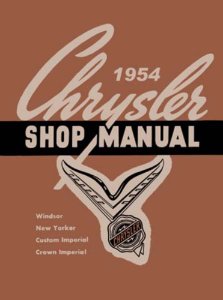 1954 Chrysler IMPERIAL - ALL MODELS Factory Shop Service Manual