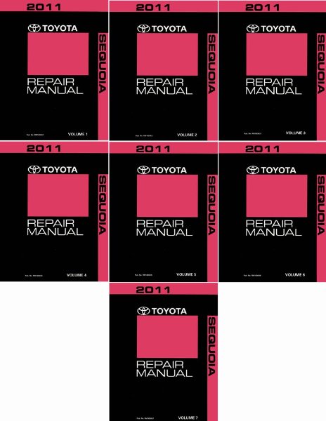 2011 Toyota Sequoia Factory Shop Service Manual