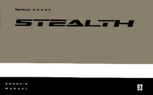 1993 Dodge Stealth Owner's Manual