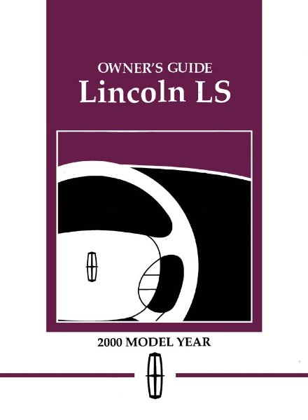 2000 Lincoln LS Owner's Manual