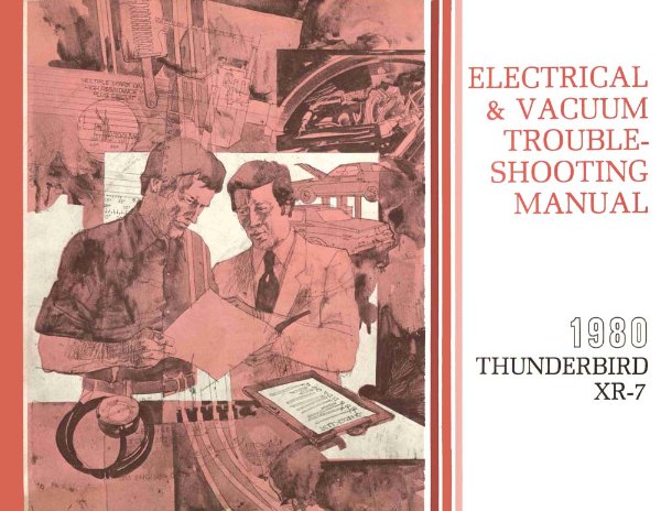 1980 Ford Thunderbird, XR-7 Wiring Diagrams Manual