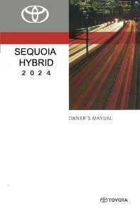 2024 Toyota Sequoia Hybrid Owner's Manual