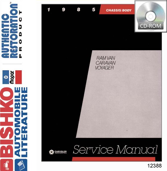 1985 Dodge Truck Caravan, Voyager Factory Shop Service Manual