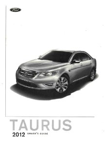 2012 Ford Taurus Owner's Manual