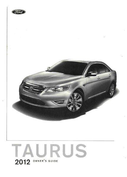 2012 Ford Taurus Owner's Manual
