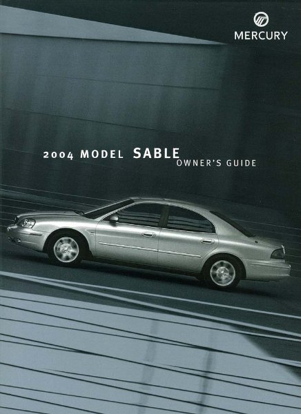 2004 Mercury Sable Owner's Manual
