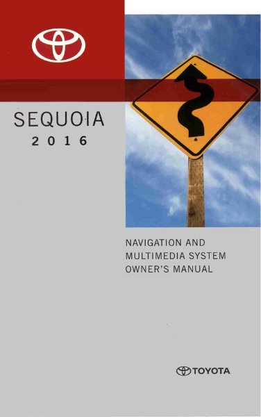2016 Toyota Sequoia Owner's Manual