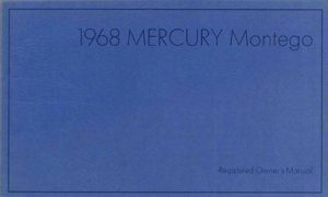 1968 Mercury Montego Owner's Manual