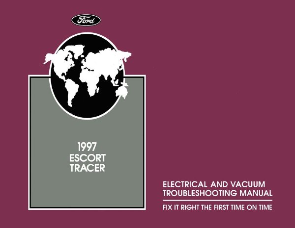 1997 Ford Escort, Tracer Wiring Diagrams Manual