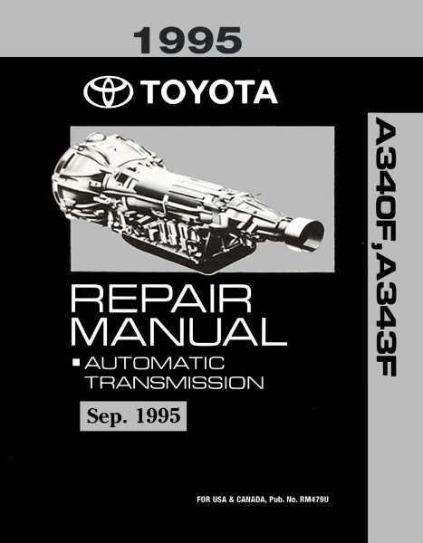 1995 Toyota A340F, A343F Factory Shop Service Manual