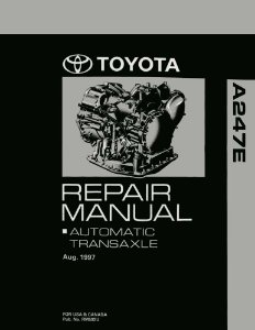 1998–2000 Toyota A247E Factory Shop Service Manual