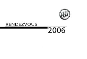 2006 Buick Rendezvous Owner's Manual