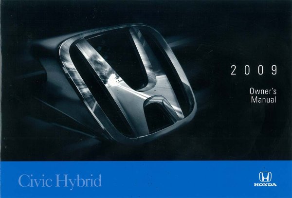 2009 Honda Civic Hybrid Owner's Manual