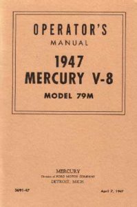 1947 Mercury Mercury Owner's Manual