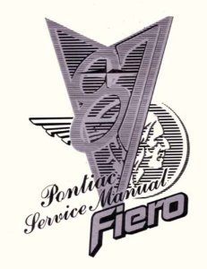 1987 Pontiac Fiero Factory Shop Service Manual