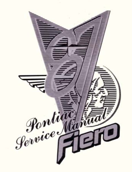 1987 Pontiac Fiero Factory Shop Service Manual