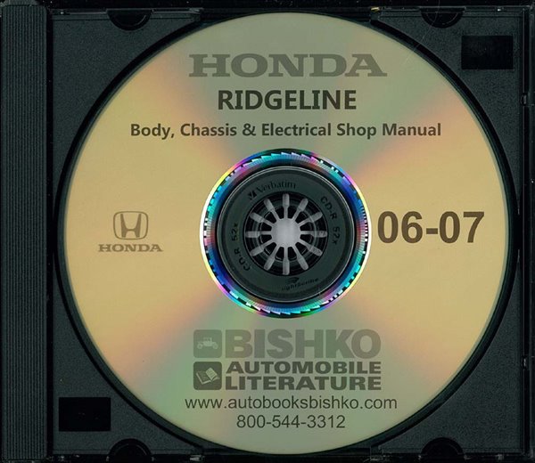 2006 2007 Honda Ridgeline Shop Service Repair Manual w/ ETM manual PDF