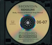 2006-07 HONDA RIDGELINE Body, Chassis & Electrical Service Manual sample image