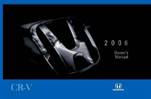 2006 Honda Cr-V Owners Manual User Guide