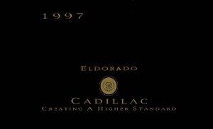 1997 Cadillac Eldorado Owner's Manual