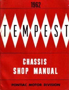 1962 Pontiac Tempest Factory Shop Service Manual