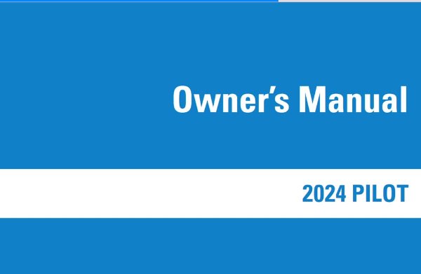 2024 Honda Pilot Owners Manual User Guide