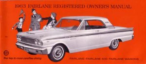 1963 Ford Fairlane Owner's Manual