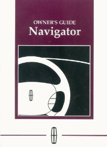 1997 Lincoln Navigator Owner's Manual
