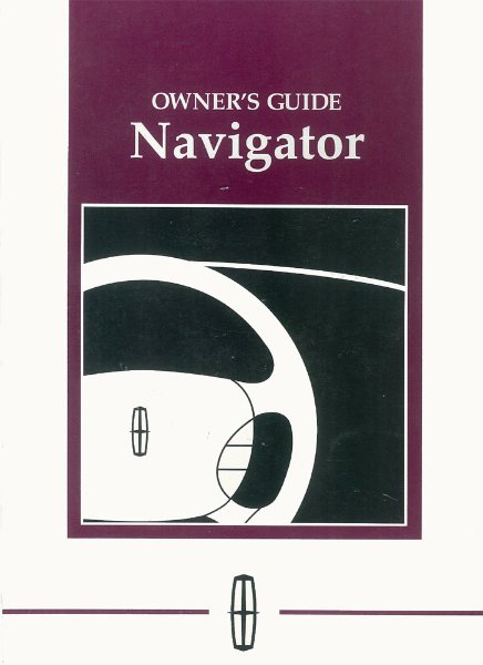 1997 Lincoln Navigator Owner's Manual